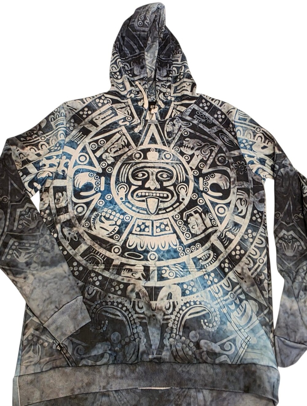 ELECTRO THREADS Aztec Calendar Hoodie